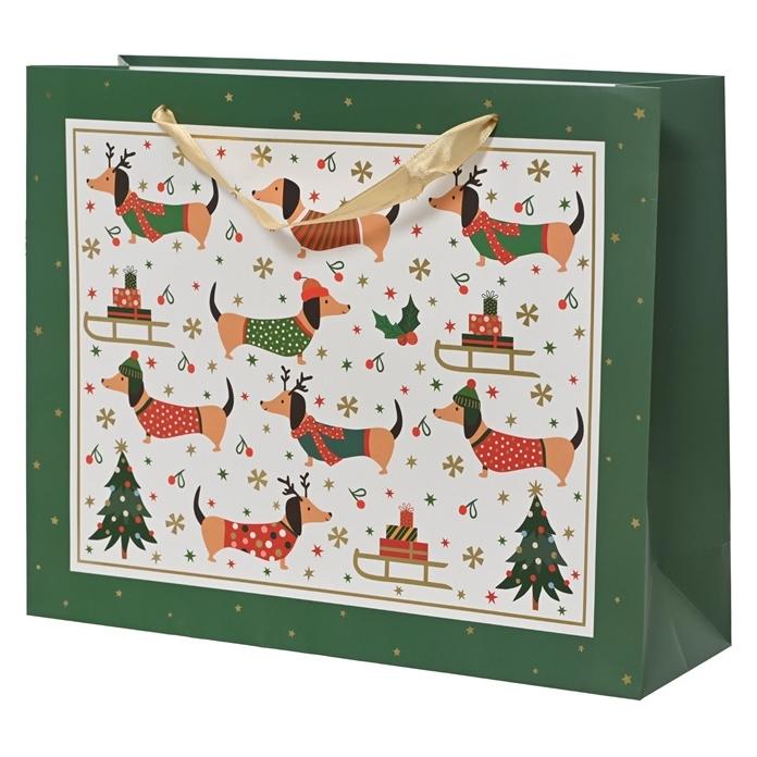 zz_archiviert_Nenurodyta Geschenktüte "Decoris Dog", 10 cm x 26 cm x 32 cm (78162390)