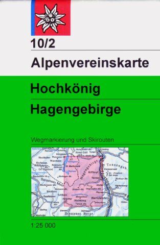 Deutscher Alpenverein - Hochkönig - Hagengebirge: Mit Wegmarkierungen und Skirouten. Topographische Karte 1:25000 - Preis vom 09.10.2026 07:28:09 h
