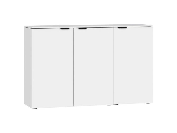 Jutzler Sideboard, Weiß, Kunststoff, 6 Fächer, 135x87x43 cm, Typenauswahl, in verschiedenen Holzarten erhältlich, Größen Holzdekoren erhältlich, Wohnzimmer, Kommoden & Sideboards, Sideboards