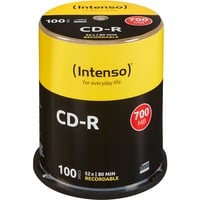 CD-R 700 MB, CD-Rohlinge 52fach, 100 Stück