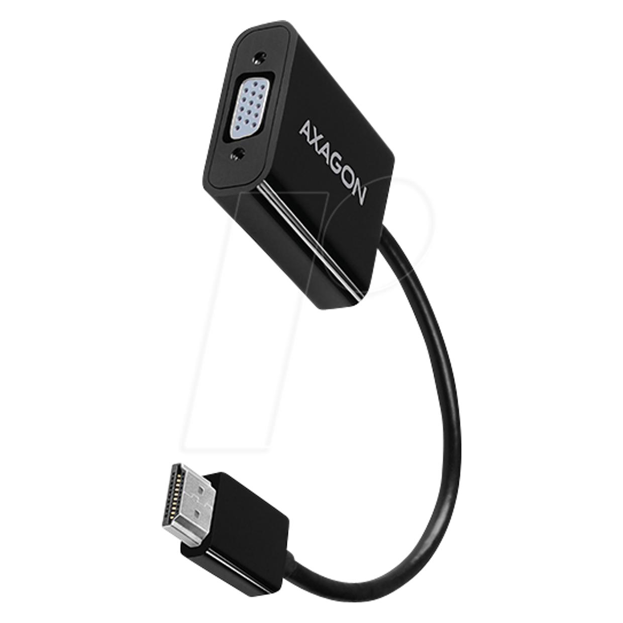 Axagon HDMI (Typ A) - VGA (0.15 m) (RVH-VGAN)