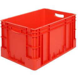 Alpha Paletten & Boxen 1657959 Stapelbehälter lebensmittelgeeignet (L x B x H) 600 x 400 x 320 mm Rot 1 St.