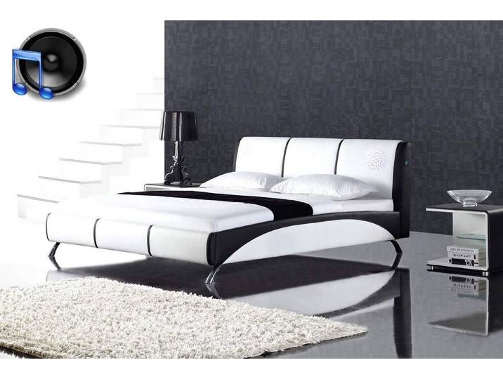Xlmoebel Polsterbett Design Leder Bett für modernes Schlafzimmer im Hotelstil (Polsterbett, 1-tlg., Design Leder Bett), Made in Europa