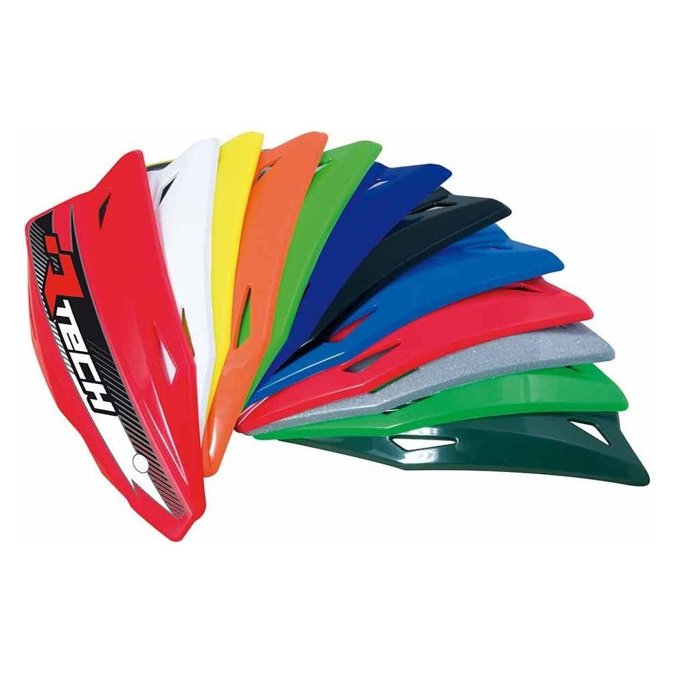 Racetech (RTECH) Ersatzkunststoffe für Handschützer (Lenker) Vertigo / Aluminium / ATV Farbe (REPPMVTGF00)