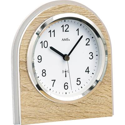 Funktischuhr AMS "F5199", beige, Tischuhren