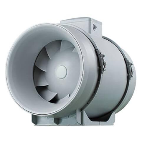 Lindab Kanalventilator MFP125 aus Kunststoff, zerlegbar mit einem Spannband, Luftleistung min/max 24 (173225)