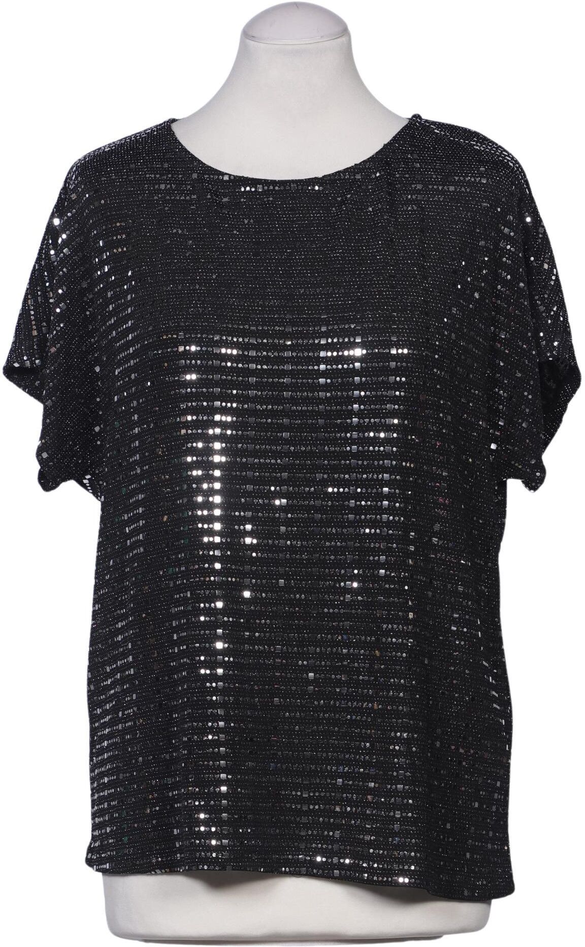 Studio Italy Damen Bluse, Mehrfarbig, Gr. M, Synthetik / Elasthan - Second Hand