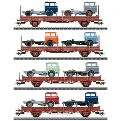 Märklin 46406 H0 Güterwagen-Set Fahrzeugtransport, DR, Ep. IV