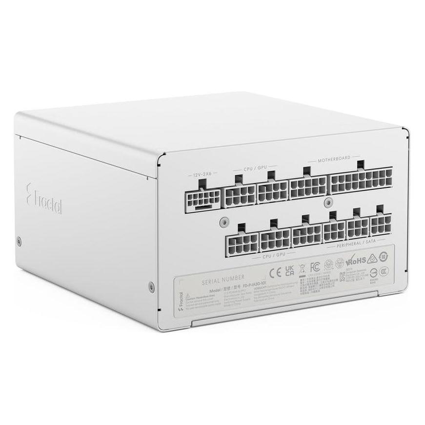 Fractal Power Supply Power Supply, White | Ion 3 Gold | 1000 W (1000 W) (FD-P-IA3G-101-EU-WT)