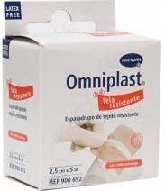 OMNIPLAST esparadrapo tejido resistente 5mx2 5 cm 1 ud