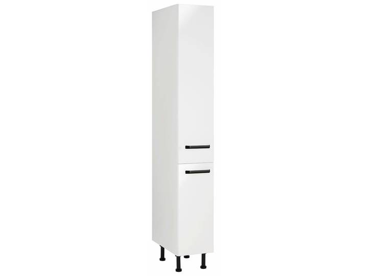 Apothekerschrank WIHO KÜCHEN Simi , weiss (front und korpus: weiß), B:30cm H:210cm T:58cm, Schränke, Apothekerschrank, Soft-Close-Funktion in Schubkästen und Auszügen, verstellbare Füsse