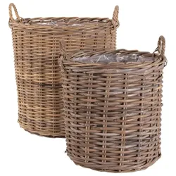 Ebuy24, Aufbewahrungskorb, Korbset Inmara (50 cm, 2x)