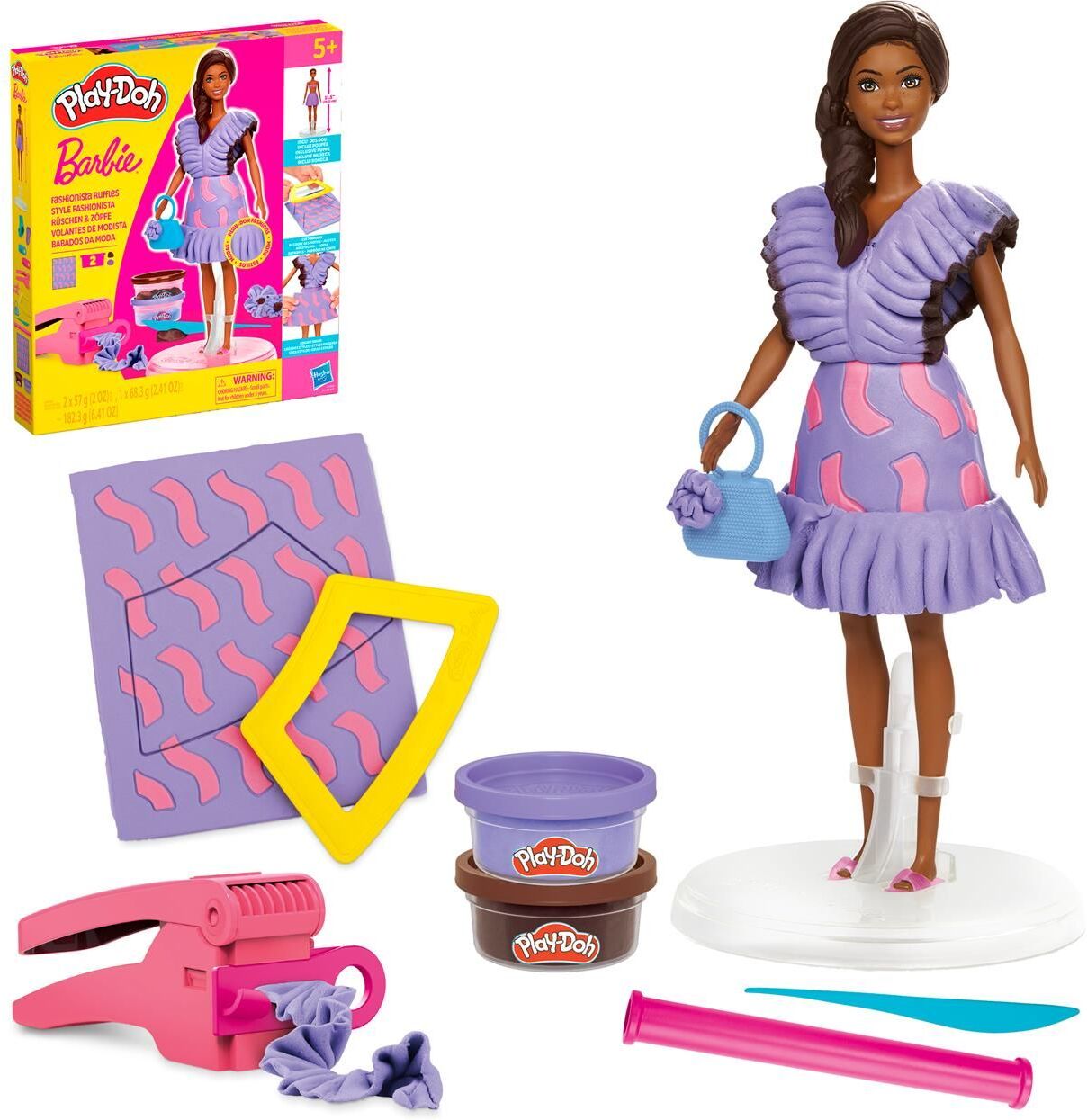 Hasbro Play-Doh: Fashion - Barbie Designer Dolls Fashionista Ruffles (G1359)