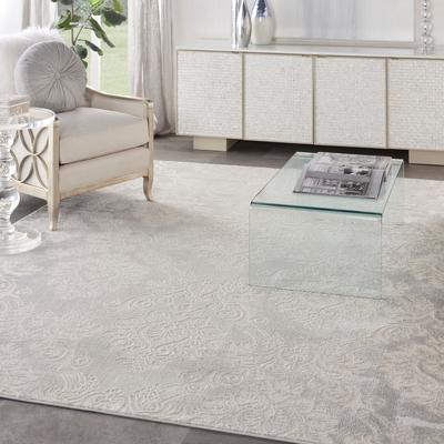 Nourison Elation Damask Pattern French Country Area Rug