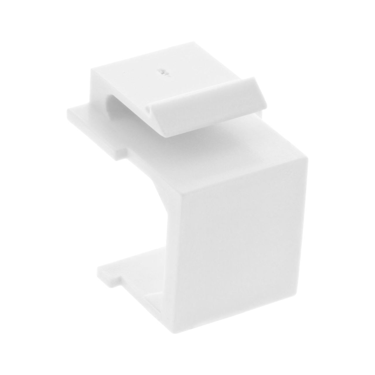 InLine Keystone SNAP-In Blindabdeckung für Modul Steckplatz, weiß, 10er Pack