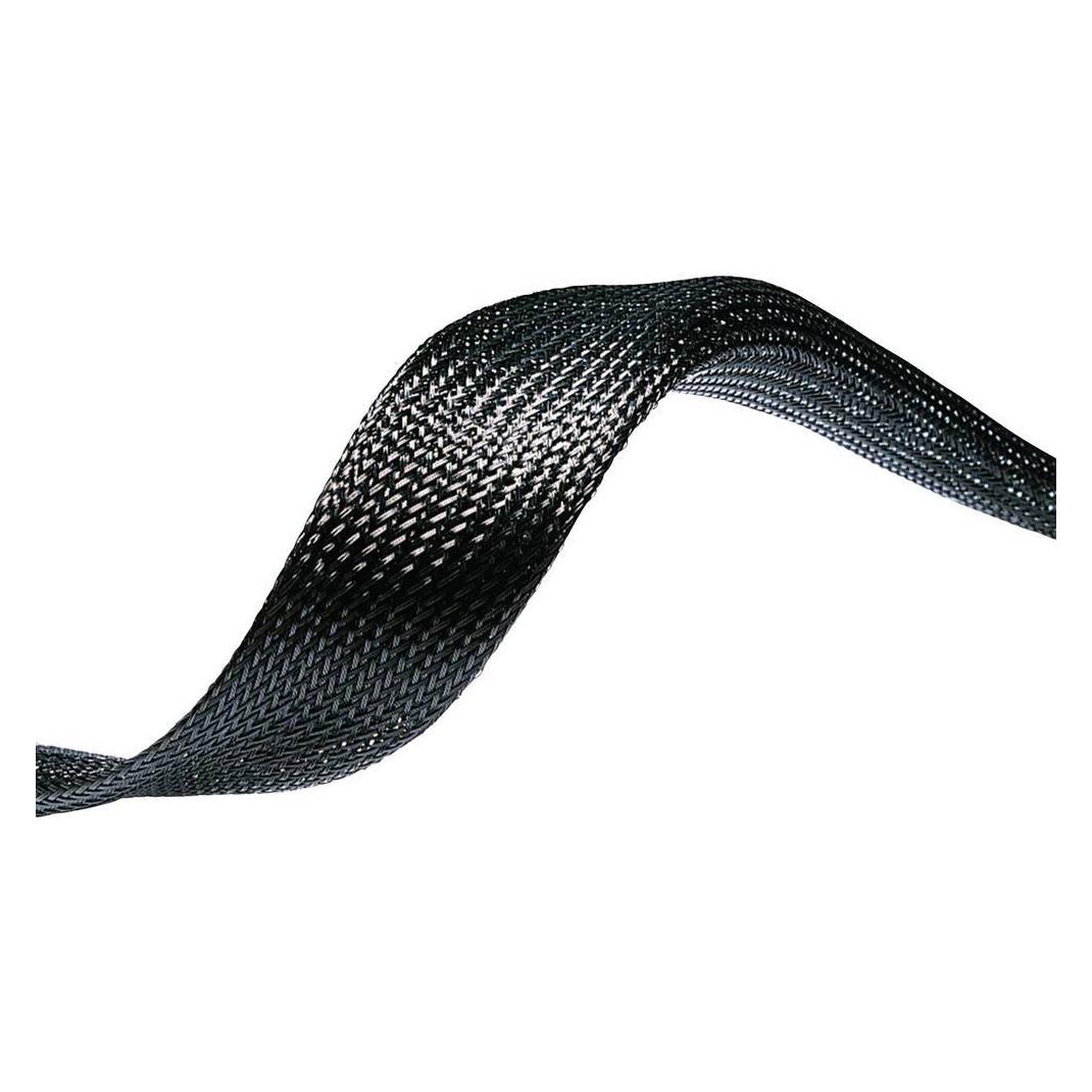 HellermannTyton Geflechtschlauch 18...55 mm schwarz (Kabelschlauch, 5000 cm) (HEGPL30-PET-BK)