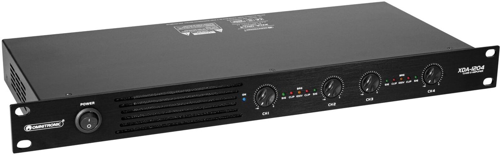 Omnitronic Xda-1204 4-Kanal Class-D-Verstärker