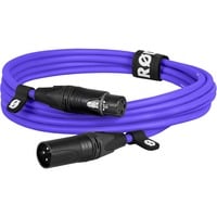 Premium XLR-Kabel XLR3M-PU purple lila, 3 Meter