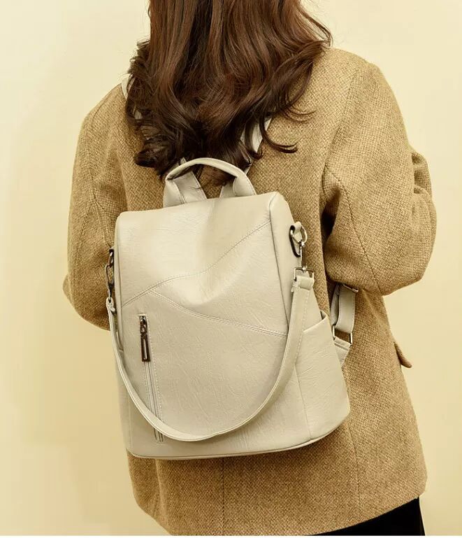 INF Neuer PU Anti-Diebstahl-Rucksack