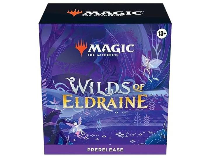Magic The Gathering Wilds of Eldraine Prerelease Pack - 6 Draft Packs, Dice, Promos