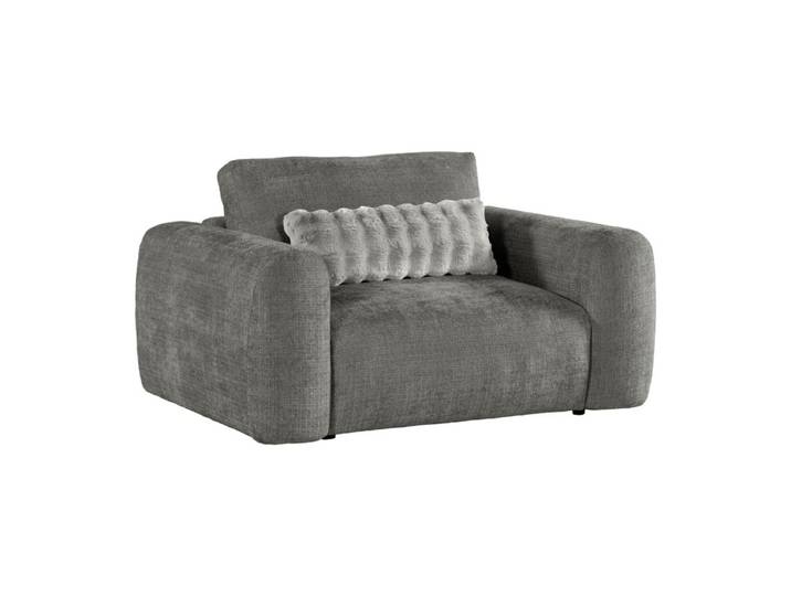 Fauteuil BELLO tissu anthracite