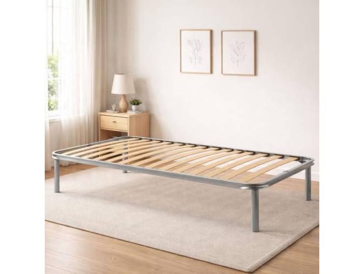 Talamo Italia - Manila-Einzelbettgestell, orthopädisches Untergestell aus Birkensperrholz mit 13 Latten, 100 % Made in Italy, 80 x 200 x 34 cm