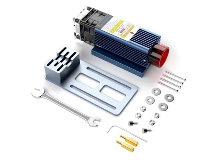 SCULPFUN S9 Lasermodul für Lasergravierer, komprimierter Laserpunkt, Augenschutz, schnelle Schnittgravur, für Holz Metall Acryl Design Puzzle Namensschild