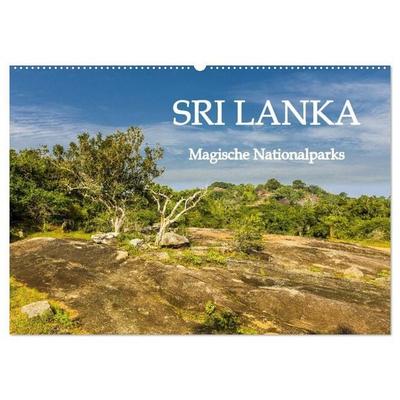 SRI LANKA Magische Nationalparks (Wandkalender 2027 DIN A2 quer), CALVENDO Monatskalender