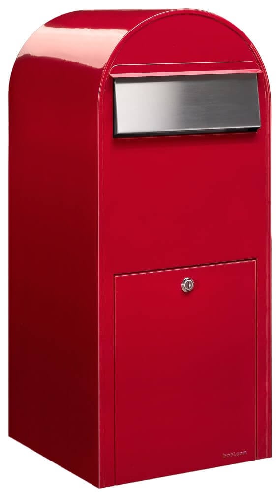 Brievenbus Bobi Jumbo 3001 i Wandmontage Helderrood