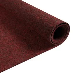 Nadelfilz-Teppich REWIND 900 FLAT | Rot | 2,00m x 2,50m | Meterware Bodenbelag Bfl-s1