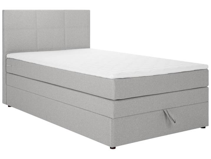 Welnova Boxspringbett EVE, granit, Stoff
