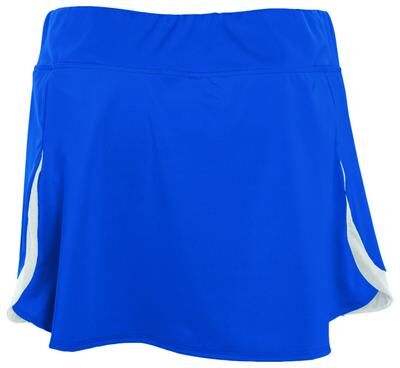 Augusta Sportswear AG2410 Women's Action Color Block Skort in Royal/White size 2XL   Polyester/Spandex Blend 2410