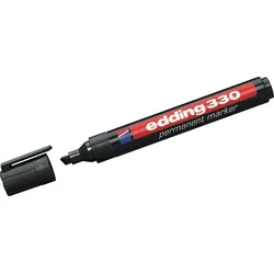 Permanentmarker edding 330 schwarz Packung mit 10 Stück
