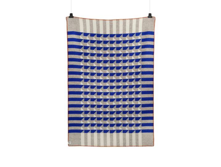 Røros Tweed Kvam deken 135x200 cm Blue