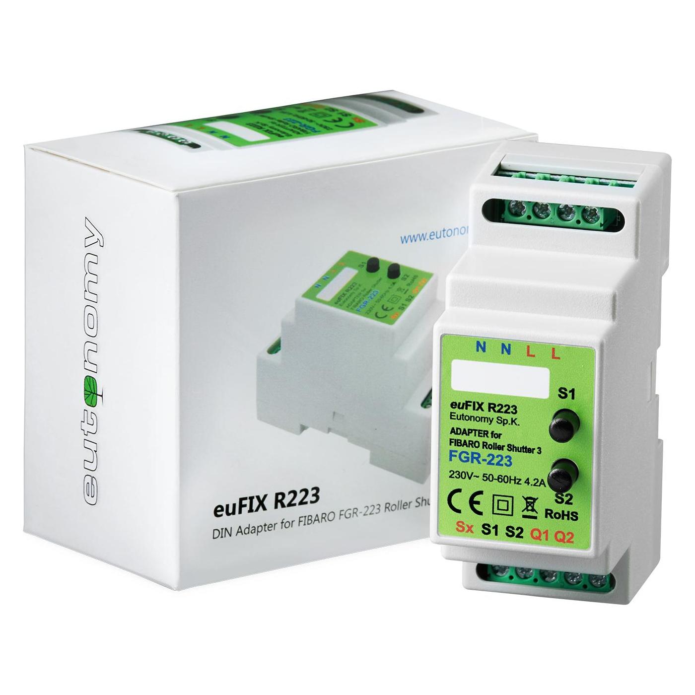 Eutonomy euFIX R223 DIN adapter (with button) (EUT_EUFIXR223)
