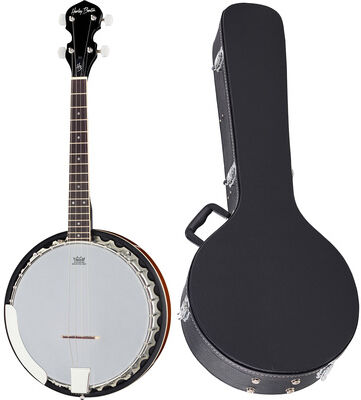 Harley Benton HBJ-24 Short Scale Teno w/Case Natur