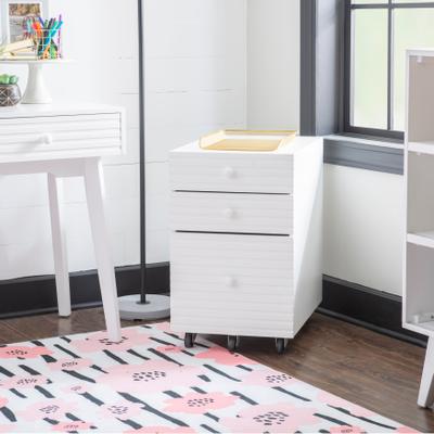 Linon Home Decor Linon Whitney Wood 3 Drawer File Cabinet