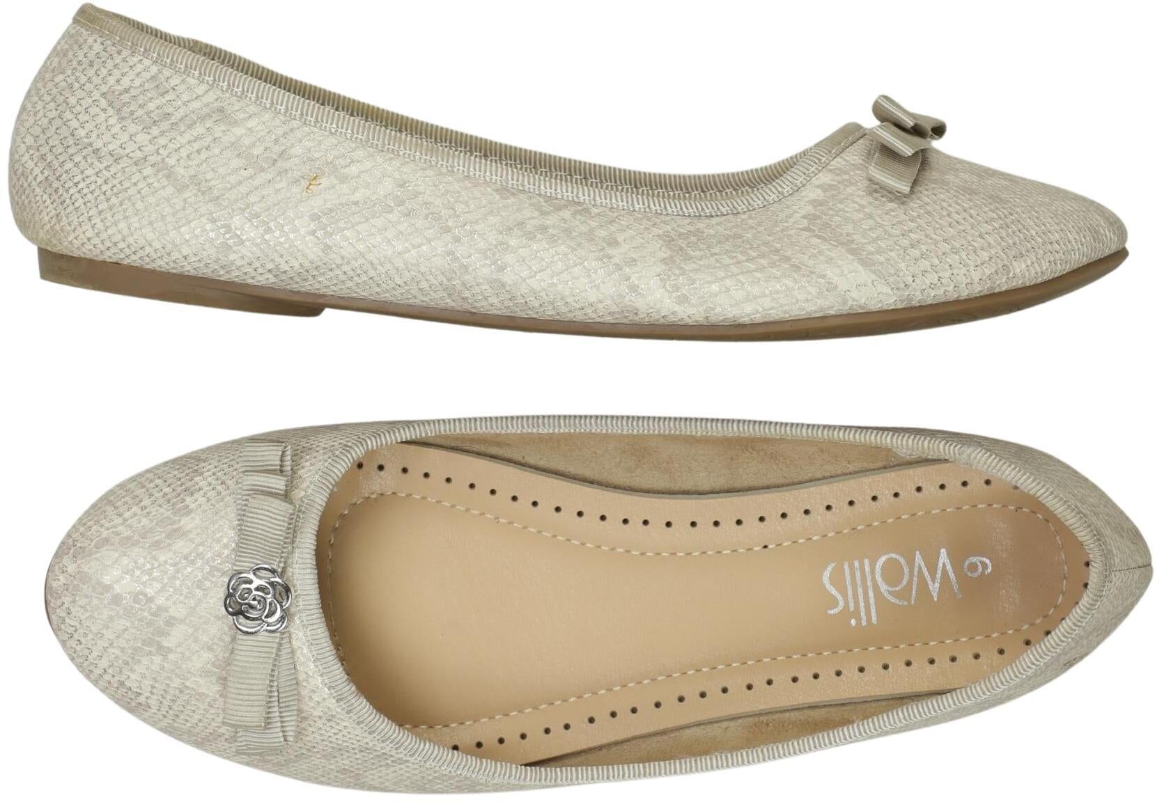 wallis Damen Ballerina, Mehrfarbig, Gr. EU 39 (UK 6), Kunstleder - Second Hand