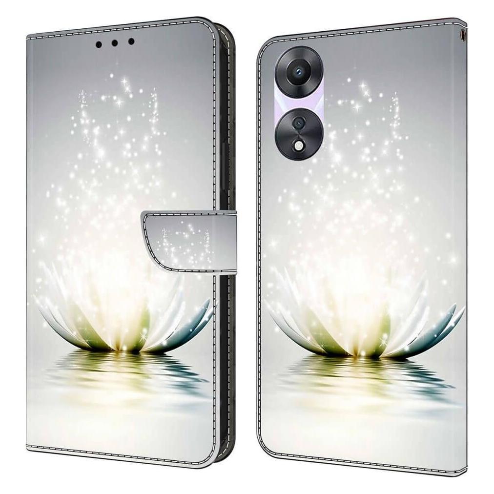 Cover-Discount OPPO A78 5G - 3D-Effekt Hülle Etui Lotusblüte (Oppo A78 5G) (660171404O)