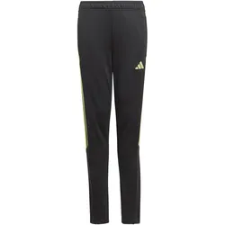 adidas TIRO23 CBTRPNTY 3 Streifen warme Fußballhose Kinder schwarz/hellgrün - 176