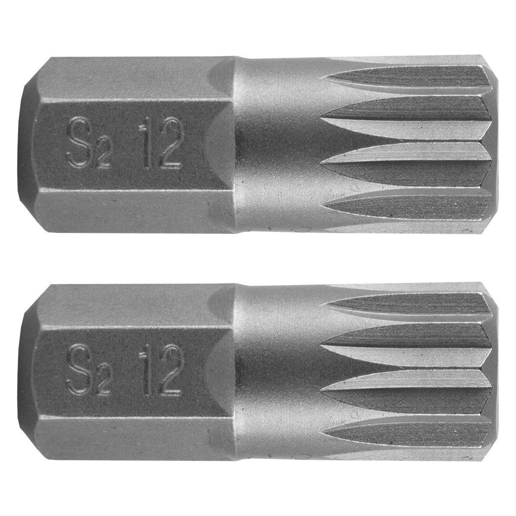 Neo Tools SPLINE TIP M12 X 30 MM S2 X 2 vnt. 10-904 NEO (V31AC-TOP-10-904)