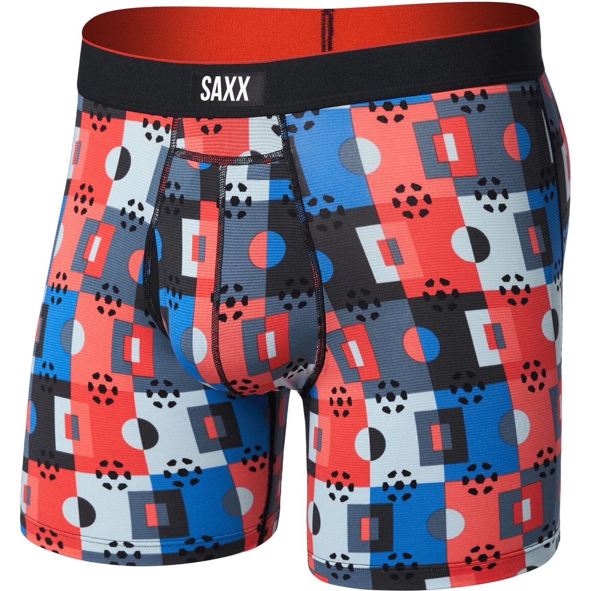 Saxx Multi-sport Mesh Boxer Brief FLY pitch check-multi (PCM) S SXBB75F-PCM-S