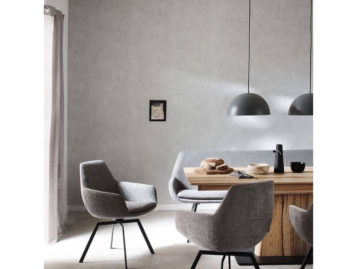 Vorhang Option , grau (stein), B:130cm H:250cm, Microfaser, Polyester, Viskose, SCHÖNER WOHNEN-KOLLEKTION, Gardinen, Vorhang, HxB: 250x130, Blickdicht