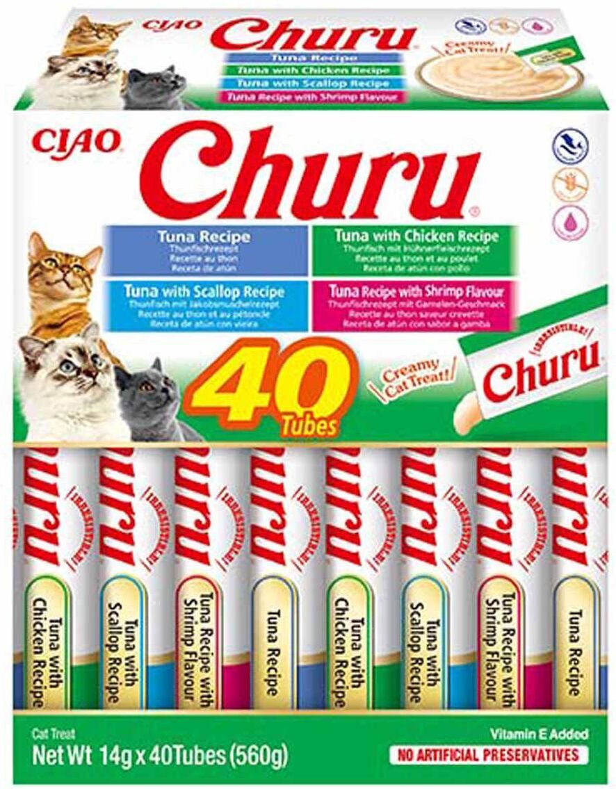 CHURU - Tuna/Seafood Varieties 40pcs - (798.5162)