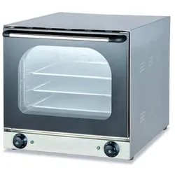 Ristoattrezzature Elektrobackofen 3 Bleche 31,5x26,7 cm Umluft mit manueller Steuerung 1,7 kW