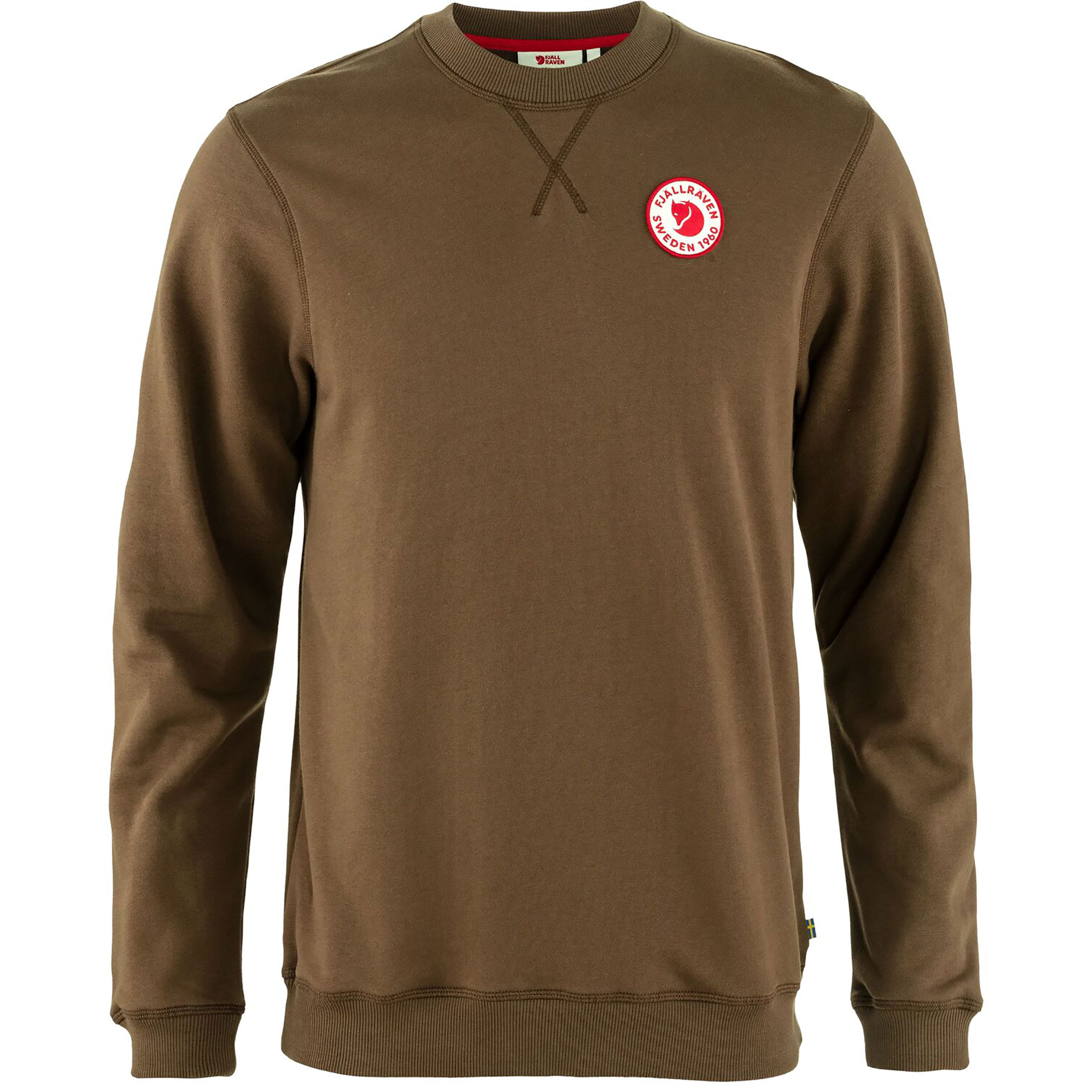 Fjällräven 1960 Logo Badge Herren Pullover braun Größe L Lifestyle Hautfreundlich