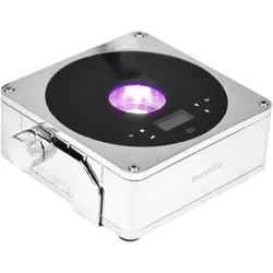 Eurolite Set 4x AKKU IP Flat Light 1 chrom + Soft-Bag (15 W, LED), Scheinwerfer, Silber