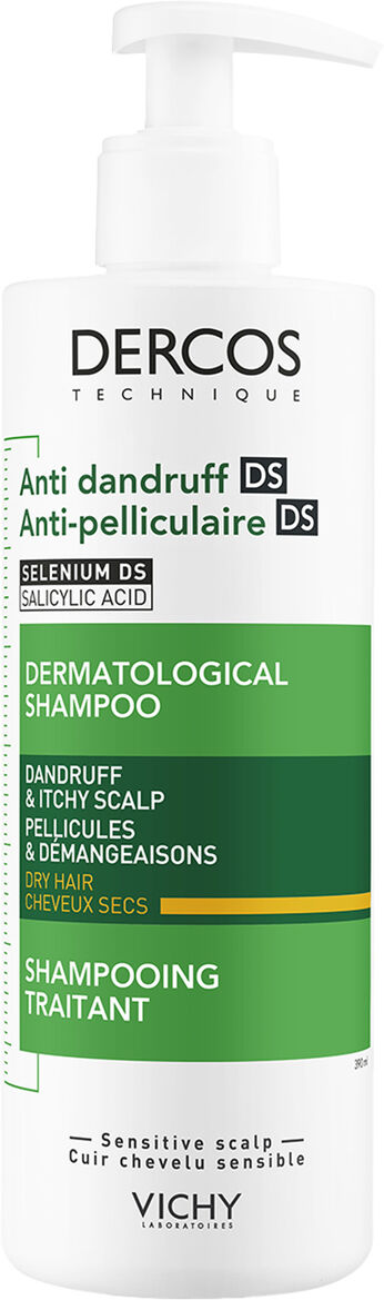 Vichy Dercos Shampooing Antipelliculaire Cheveux Secs 400 ml
