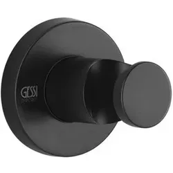 Gessi Emporio Via Manzoni Fester Wand-Brausenhalter, 38657299, Farbe: Schwarz XL