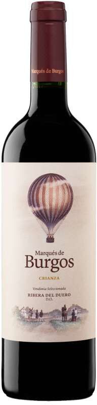 Marqués De Burgos Marques de Burgos Crianza 2021 - Vino tinto de España con graduación de 13,50%